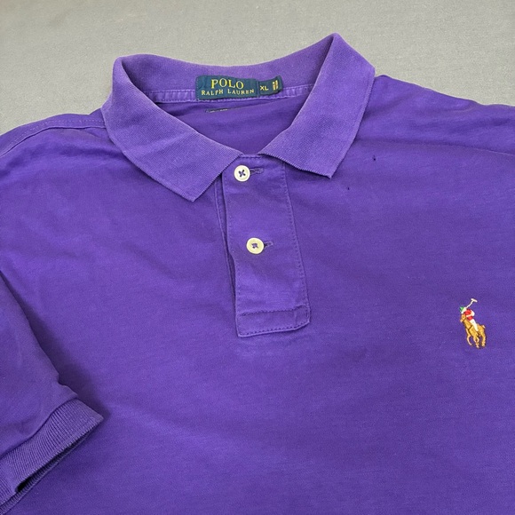 Polo Ralph Lauren Other - Polo Ralph Lauren Men’s Purple Pima Soft Touch Short Sleeve Polo Shirt Size XL
